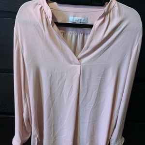 LOFT blush Blouse | Large